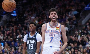 亚历山大缺阵威廉姆斯25分 爵士不敌雷霆